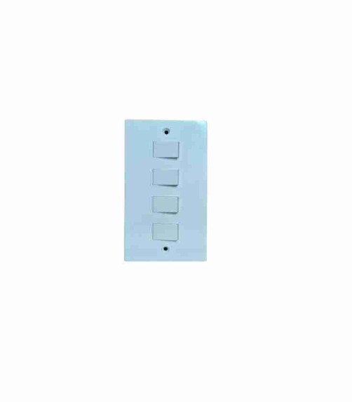 10A 4GANG 2WAY PLATE SWITCH